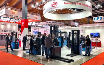 Technology leader BYD focuses on proven Iron-Phosphate battery at LogiMAT 2019