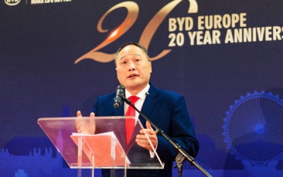 BYD celebrates 20 years in Europe