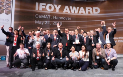 BYD electric forklift ECB18C triumphs at CeMAT